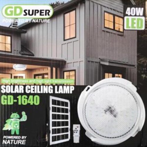 Αδιάβροχο Ηλιακό Φωτιστικό Οροφής 40W LED με Timer & Χειριστήριο - Solar LED Lamp Άσπρο Αδιάβροχο Ηλιακό Φωτιστικό Οροφής 40W LED με Timer & Χειριστήριο - Solar LED Lamp Άσπρο