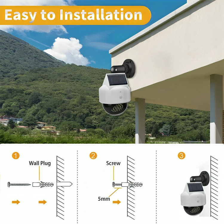 Αδιάβροχο Ηλιακό Φωτιστικό σε Σχήμα Ψεύτικης Κάμερας με Ανιχνευτή Κίνησης Αδιάβροχο Ηλιακό Φωτιστικό σε Σχήμα Ψεύτικης Κάμερας με Ανιχνευτή Κίνησης