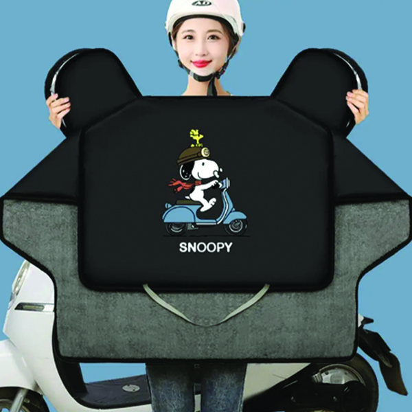 Αδιάβροχο Κάλυμμα Αναβάτη Μηχανής με Εσωτερική Επένδυση Snoopy Μαύρο Αδιάβροχο Κάλυμμα Αναβάτη Μηχανής με Εσωτερική Επένδυση Snoopy Μαύρο