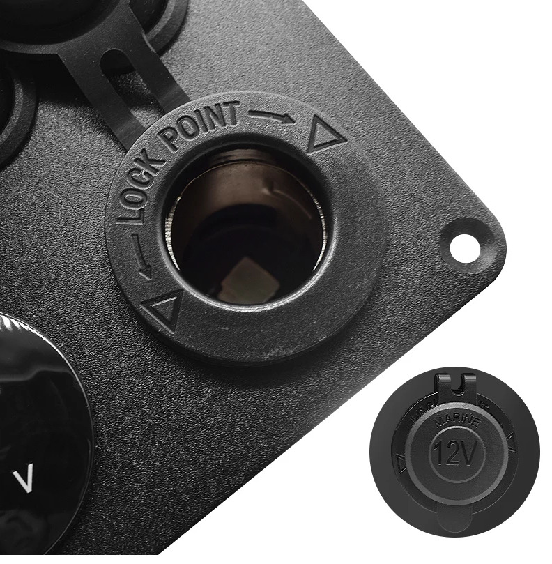 Αδιάβροχο Ψηφιακό Πάνελ Ελέγχου 12V με 5 Διακόπτες, Βολτόμετρο & USB - Για Σκάφη, Αυτοκίνητα - Panel Marine Αδιάβροχο Ψηφιακό Πάνελ Ελέγχου 12V με 5 Διακόπτες, Βολτόμετρο & USB - Για Σκάφη, Αυτοκίνητα - Panel Marine