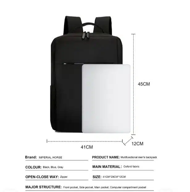 Αδιάβροχο Σακίδιο Πλάτης Borofone για Λαπτοπ ή Ταμπλετ έως 15.6inch Unisex Αδιάβροχο Σακίδιο Πλάτης Borofone για Λαπτοπ ή Ταμπλετ έως 15.6inch Unisex