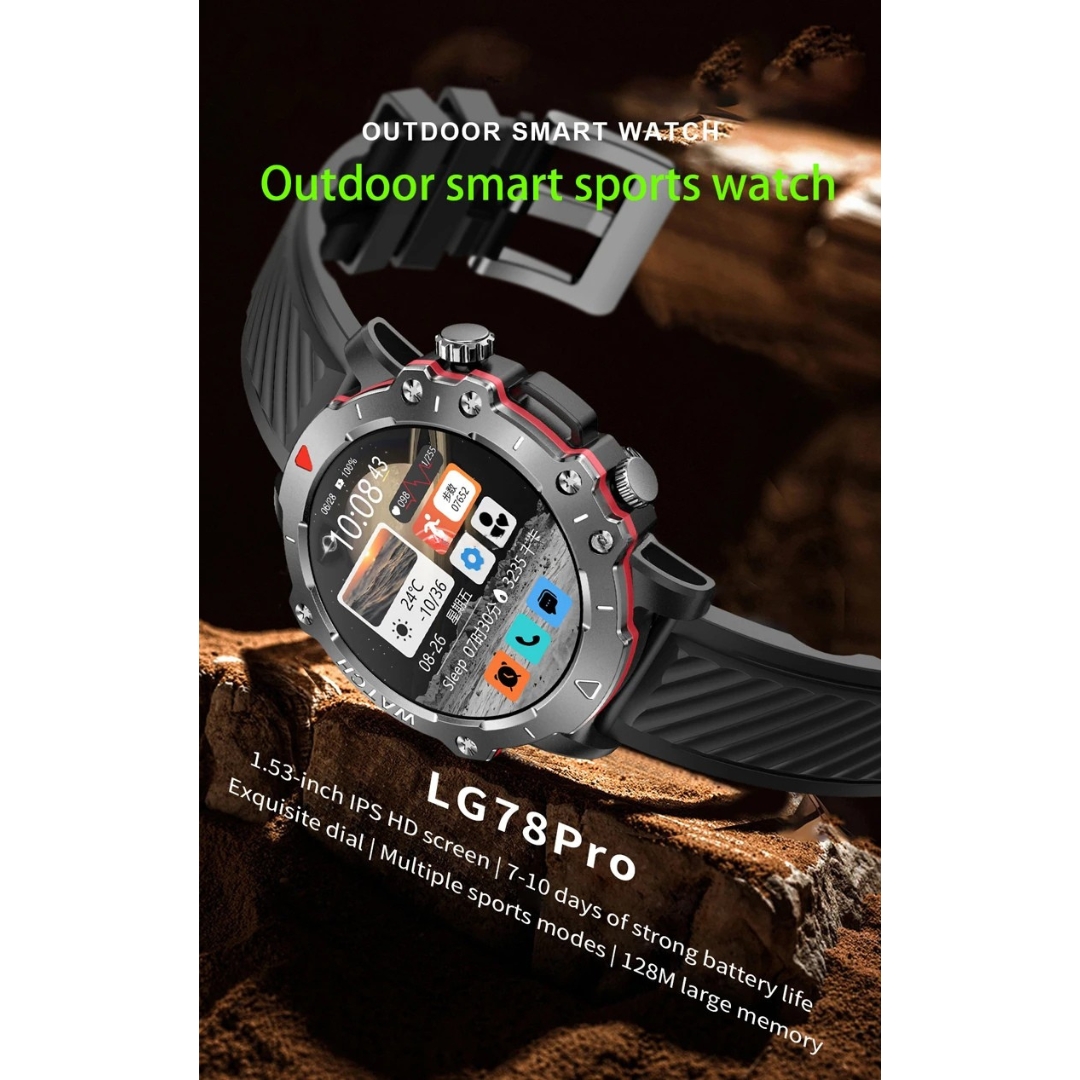 Αδιάβροχο Σπορ Smartwatch με Οξύμετρο & Μέτρηση Θερμοκρασίας Σώματος Αδιάβροχο Σπορ Smartwatch με Οξύμετρο & Μέτρηση Θερμοκρασίας Σώματος