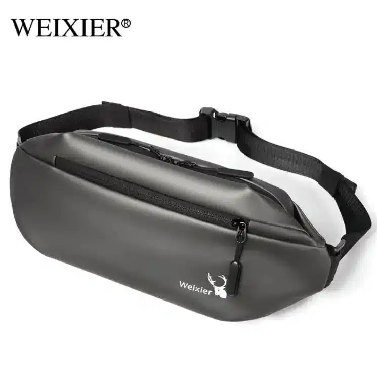 Αδιάβροχο Τσαντάκι Ώμου – Χιαστί σε Γκρι Χρώμα Unisex 25x14x6cm WEIXER Αδιάβροχο Τσαντάκι Ώμου – Χιαστί σε Γκρι Χρώμα Unisex 25x14x6cm WEIXER