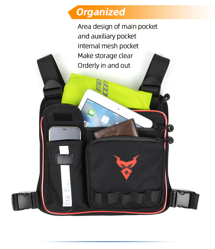 Αδιάβροχο Τσαντάκι Στήθους Μεγάλης Χωριτηκότητας Αναβάτη Moto Centric Μαύρο, Κόκκινο Αδιάβροχο Τσαντάκι Στήθους Μεγάλης Χωριτηκότητας Αναβάτη Moto Centric Μαύρο, Κόκκινο