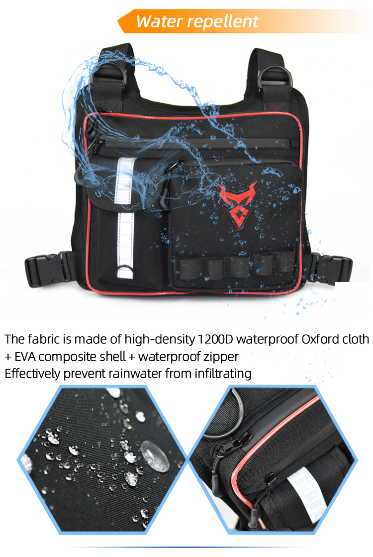 Αδιάβροχο Τσαντάκι Στήθους Μεγάλης Χωριτηκότητας Αναβάτη Moto Centric Μαύρο, Κόκκινο Αδιάβροχο Τσαντάκι Στήθους Μεγάλης Χωριτηκότητας Αναβάτη Moto Centric Μαύρο, Κόκκινο