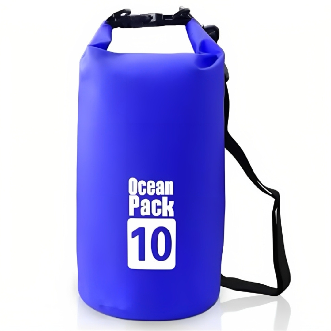 Αδιάβροχος Αεροστεγής Σάκος , Τσάντα 10L με Λουρί Ώμου που Επιπλέει στο Νερό Ocean Pack - Μπλε Αδιάβροχος Αεροστεγής Σάκος , Τσάντα 10L με Λουρί Ώμου που Επιπλέει στο Νερό Ocean Pack - Μπλε