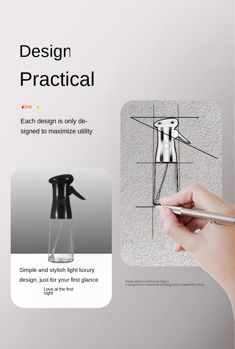 Αδιάβροχος Διανεμητής Λαδιού σε Μπουκάλι - Σπρέι Μαγειρικής 210ml Αδιάβροχος Διανεμητής Λαδιού σε Μπουκάλι - Σπρέι Μαγειρικής 210ml