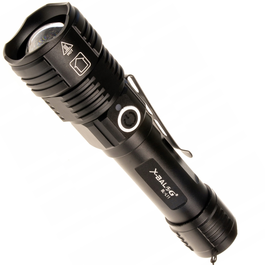 Αδιάβροχος Επαναφορτιζόμενος Φακός Cree LED Αλουμινίου με Zoom, 4 Χρώματα Φωτισμού και UV Αδιάβροχος Επαναφορτιζόμενος Φακός Cree LED Αλουμινίου με Zoom, 4 Χρώματα Φωτισμού και UV