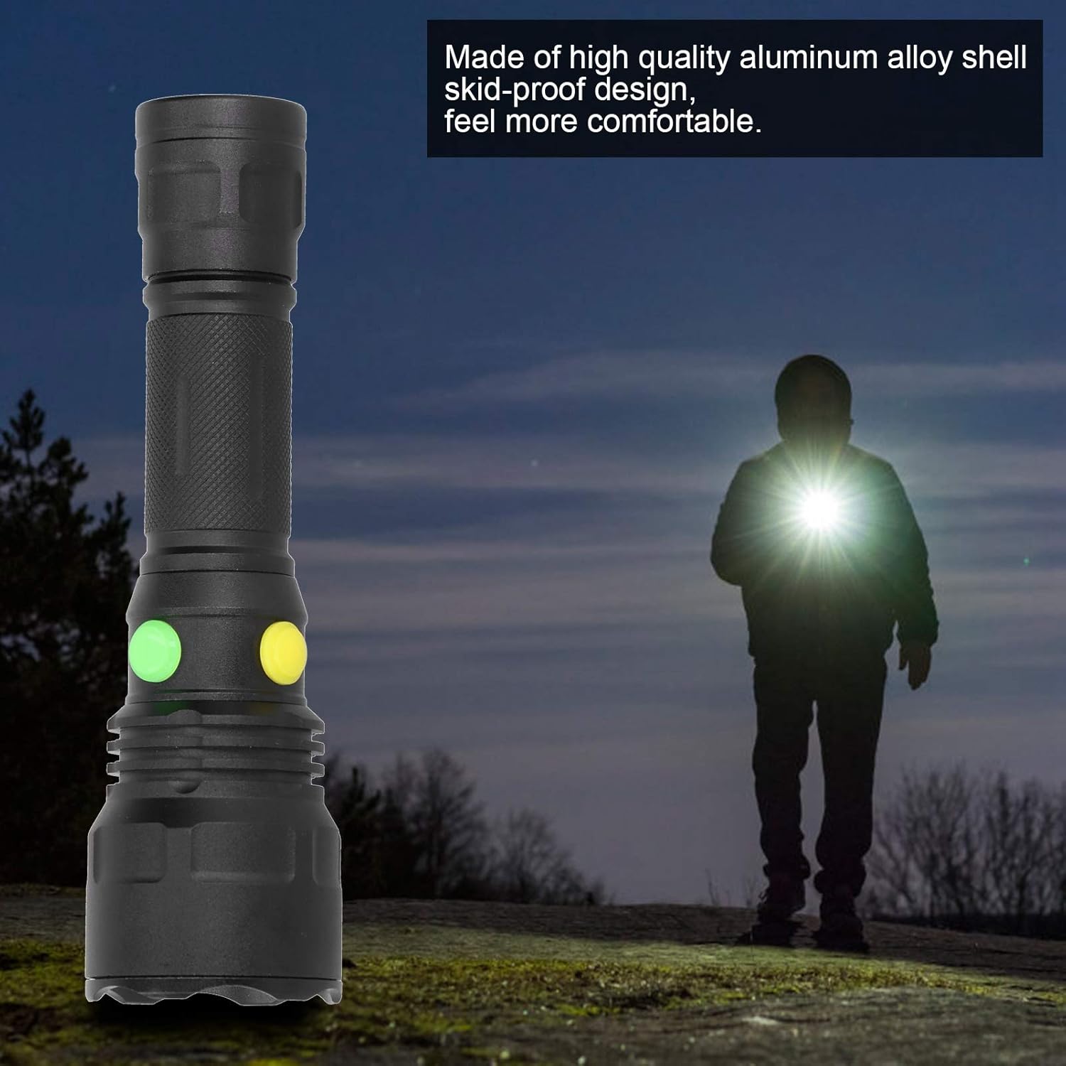 Αδιάβροχος Επαναφορτιζόμενος Φακός Σηματοδοσίας 4 Χρωμάτων με Μαγνητική Βάση Αδιάβροχος Επαναφορτιζόμενος Φακός Σηματοδοσίας 4 Χρωμάτων με Μαγνητική Βάση