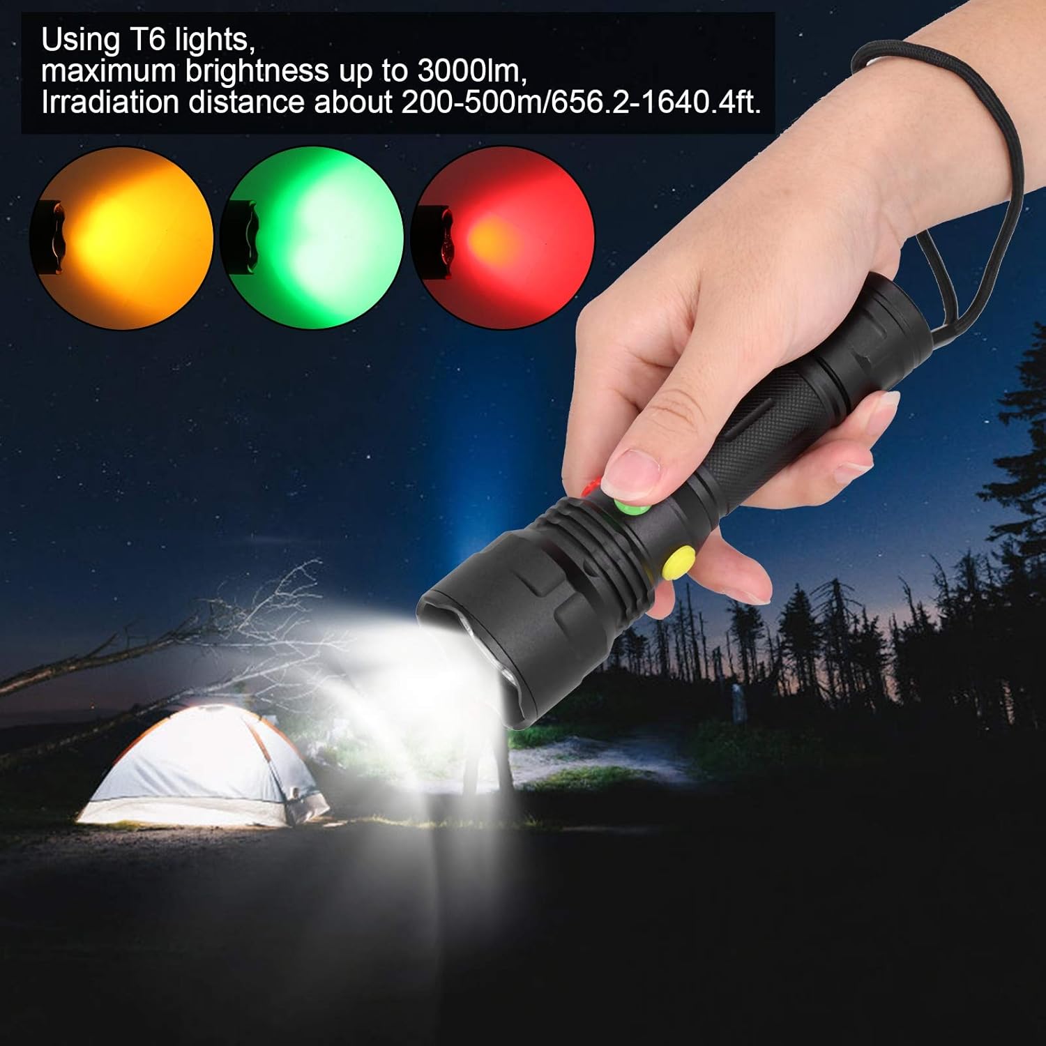 Αδιάβροχος Επαναφορτιζόμενος Φακός Σηματοδοσίας 4 Χρωμάτων με Μαγνητική Βάση Αδιάβροχος Επαναφορτιζόμενος Φακός Σηματοδοσίας 4 Χρωμάτων με Μαγνητική Βάση