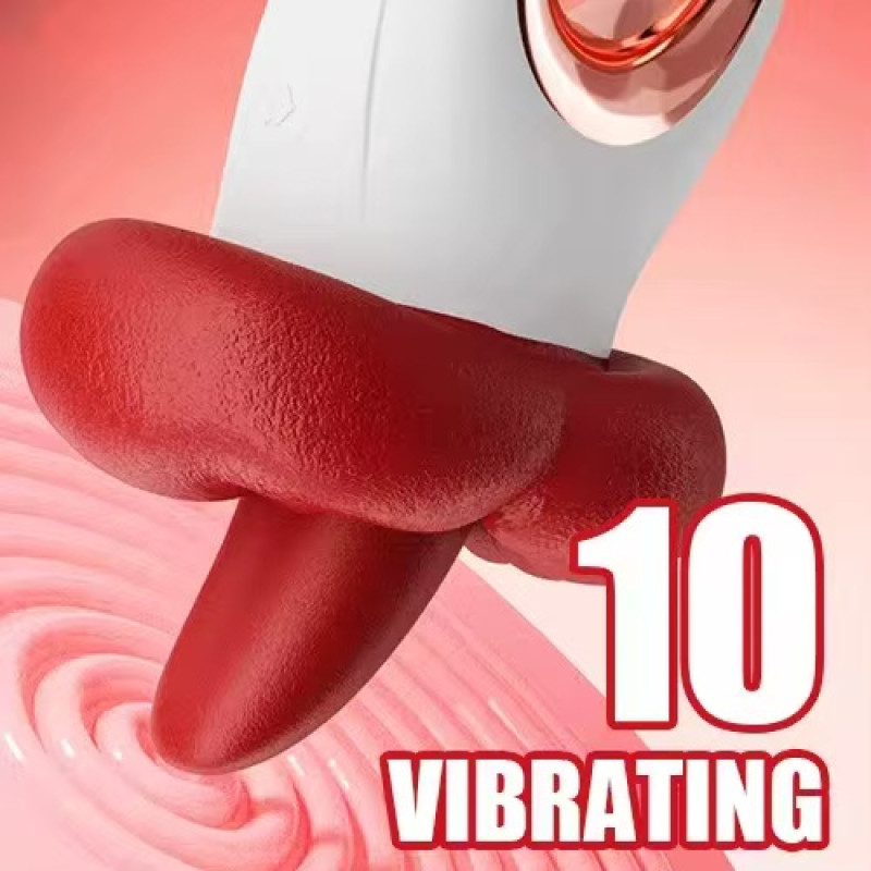 Αδιάβροχος Επαναφορτιζόμενος Κλειτοριδικός και Πρωκτικός Δονητής Γλώσσα με 10 Επιλογές Δόνησης Αδιάβροχος Επαναφορτιζόμενος Κλειτοριδικός και Πρωκτικός Δονητής Γλώσσα με 10 Επιλογές Δόνησης