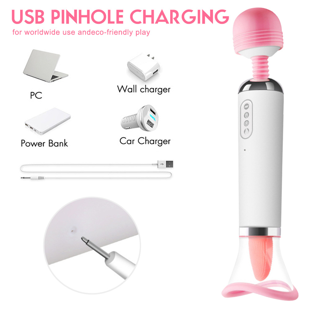 Αδιάβροχος Επαμαφορτιζόμενος USB Διπλός Δονητής Μασάζ με Γλείψιμο / Αναρρόφηση & 12 Λειτουργίες Δόνησης Αδιάβροχος Επαμαφορτιζόμενος USB Διπλός Δονητής Μασάζ με Γλείψιμο / Αναρρόφηση & 12 Λειτουργίες Δόνησης