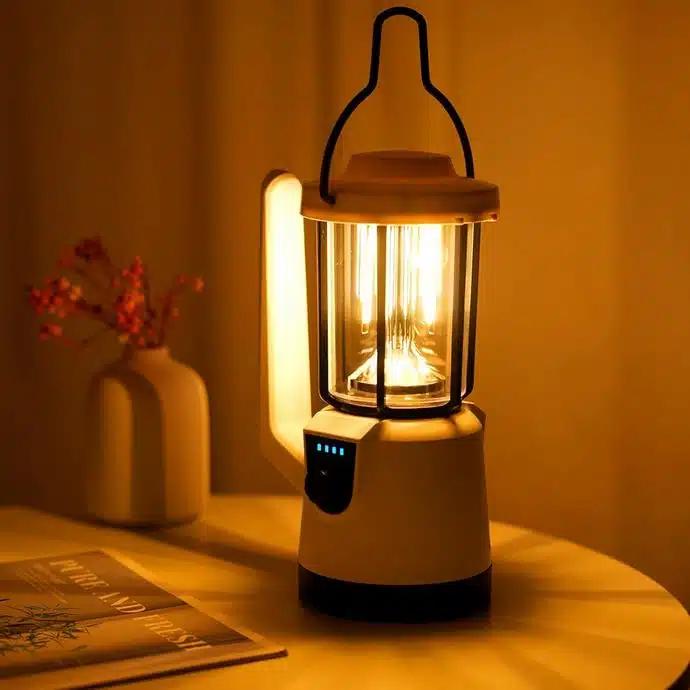 Αδιάβροχος Φακός , Φανάρι , Φωτιστικό Camping Επαναφορτιζόμενο Με Θερμό Λευκό Φωτισμό Αδιάβροχος Φακός , Φανάρι , Φωτιστικό Camping Επαναφορτιζόμενο Με Θερμό Λευκό Φωτισμό