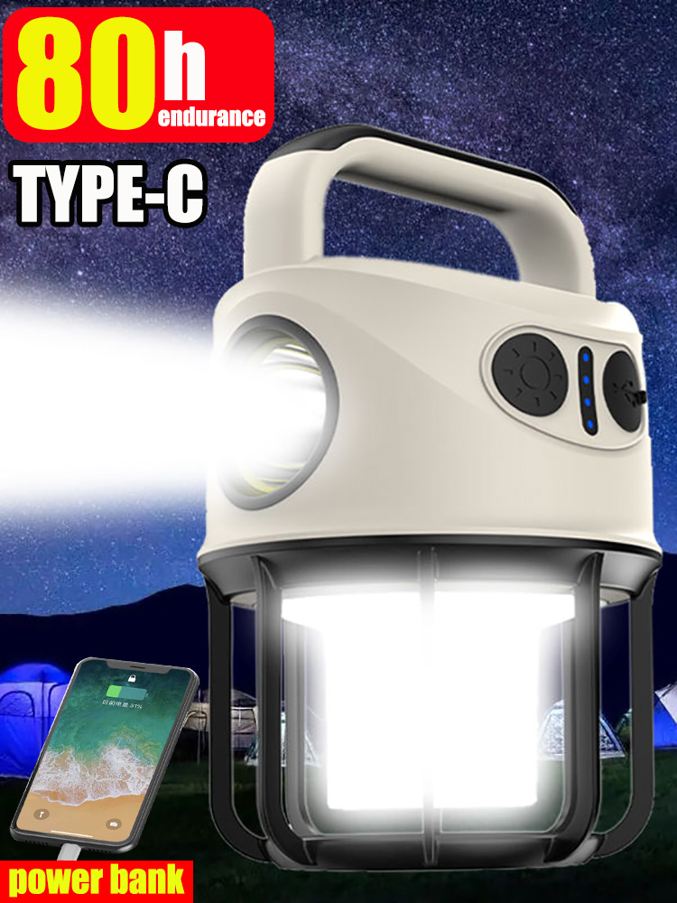 Αδιάβροχος Φακός / Φανάρι / Φωτιστικό Τριπλής Λειτουργίας Camping Επαναφορτιζόμενο USB LED & PowerBank Φόρτισης Συσκευών Αδιάβροχος Φακός / Φανάρι / Φωτιστικό Τριπλής Λειτουργίας Camping Επαναφορτιζόμενο USB LED & PowerBank Φόρτισης Συσκευών