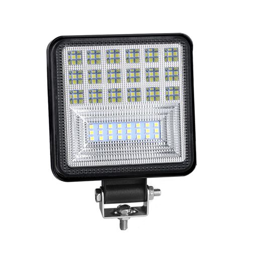 Αδιάβροχος LED Προβολέας Αυτοκινήτου Αλουμινίου Διάχυτου & Μακρινού Φωτισμού 42SMD 12-24V 126W IP67 10080LM Αδιάβροχος LED Προβολέας Αυτοκινήτου Αλουμινίου Διάχυτου & Μακρινού Φωτισμού 42SMD 12-24V 126W IP67 10080LM