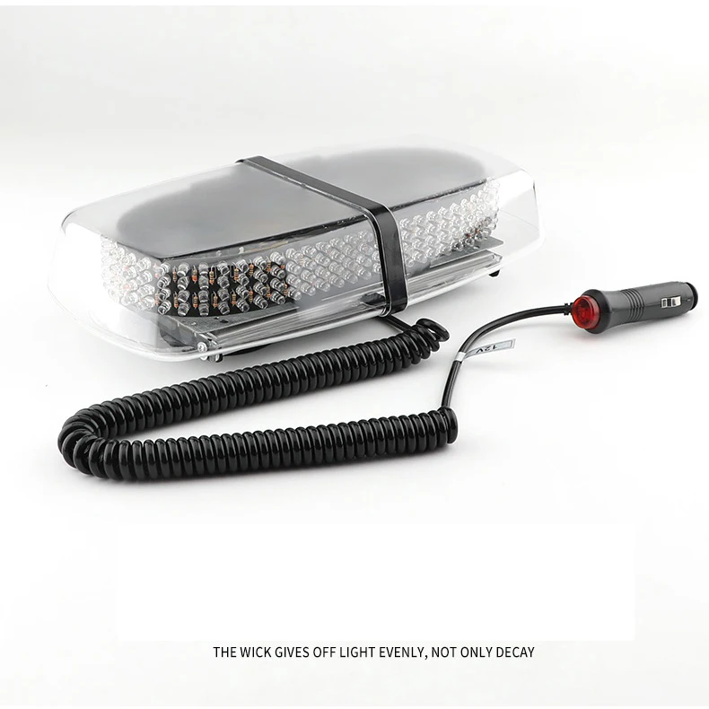 Αδιάβροχος Πορτοκαλί Φάρος 240Led με 7 Ρυθμιζόμενες Λειτουργίες Φωτισμού και Μαγνητική Βάση Strobe Light Bar 12V-24V Αδιάβροχος Πορτοκαλί Φάρος 240Led με 7 Ρυθμιζόμενες Λειτουργίες Φωτισμού και Μαγνητική Βάση Strobe Light Bar 12V-24V