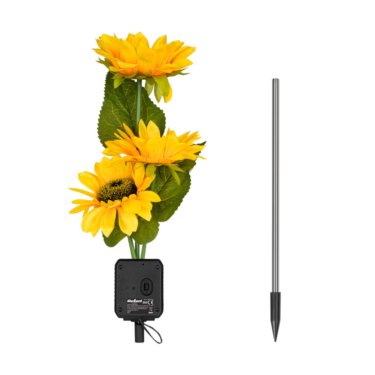 Αδιάβροχα Ηλιακά Φωτάκια Ηλιοτρόπιο Λευκού Θερμού Φωτισμού με Ηλιακό Πάνελ Αδιάβροχα Ηλιακά Φωτάκια Ηλιοτρόπιο Λευκού Θερμού Φωτισμού με Ηλιακό Πάνελ