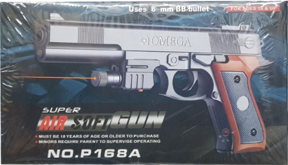 Αεροβόλο Όπλο Μοντελισμού Air Soft Gun P168A Αεροβόλο Όπλο Μοντελισμού Air Soft Gun P168A
