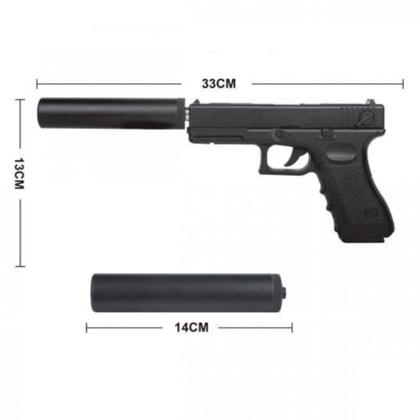 Αεροβόλο Όπλο Μοντελισμού Q1C Αεροβόλο Όπλο Μοντελισμού Q1C