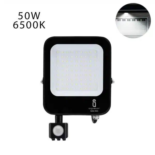 AIGOSTAR Επιτοίχιος Αδιάβροχος LED 4700LM Προβολέας 50W-220V Λευκού Ψυχρού Φωτισμού AIGOSTAR Επιτοίχιος Αδιάβροχος LED 4700LM Προβολέας 50W-220V Λευκού Ψυχρού Φωτισμού