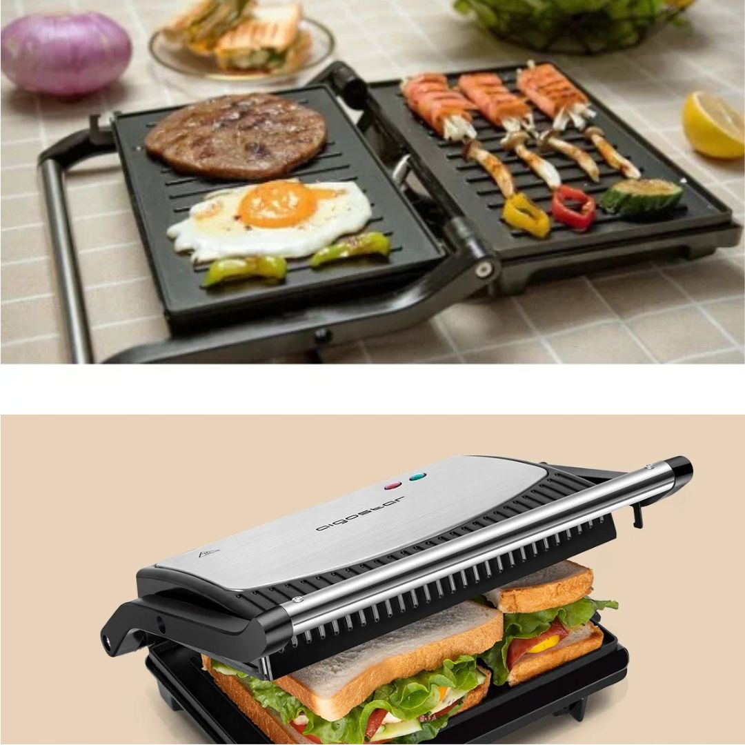 Aigostar Τοστιέρα 800W με Αντικολλητικές Πλάκες και Πλήρες Άνοιγμα 180° Aigostar Τοστιέρα 800W με Αντικολλητικές Πλάκες και Πλήρες Άνοιγμα 180°