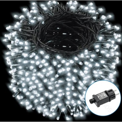 Aigostar Χριστουγεννιάτικα 400 LED Λαμπάκια Ψυχρού Λευκού Φωτισμού - 20m 6500K με 8 Διαφορετικά Προγράμματα Φωτισμού Aigostar Χριστουγεννιάτικα 400 LED Λαμπάκια Ψυχρού Λευκού Φωτισμού - 20m 6500K με 8 Διαφορετικά Προγράμματα Φωτισμού