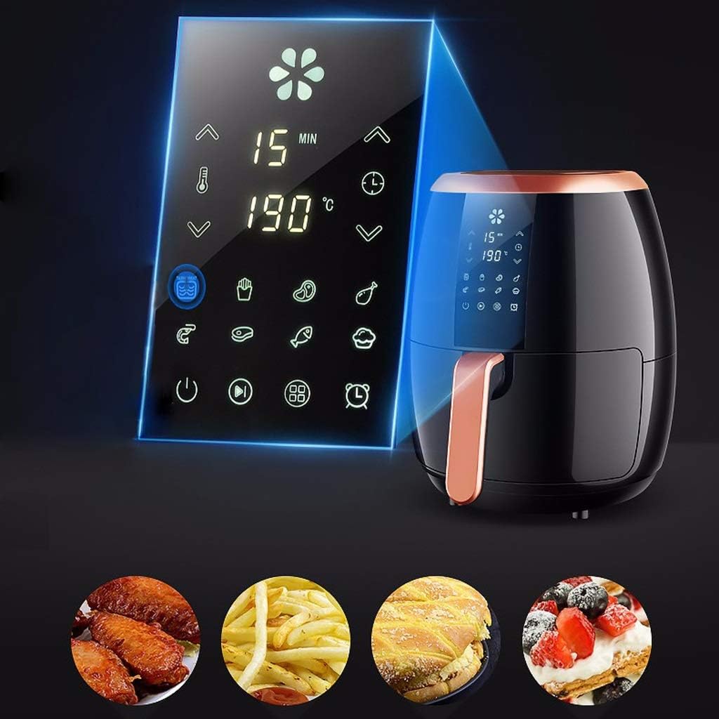 Air Fryer 5L 1400W - To Υγιεινό & Νόστιμο Τηγανητό - Ηλεκτρική Φριτέζα Αέρα με Ψηφιακό Πάνελ - Οθόνη Αφής - Andowl Air Fryer 5L 1400W - To Υγιεινό & Νόστιμο Τηγανητό - Ηλεκτρική Φριτέζα Αέρα με Ψηφιακό Πάνελ - Οθόνη Αφής - Andowl