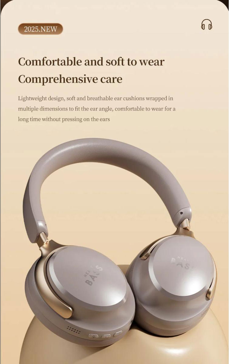 Ακουστικά Ασύρματα Bluetooth 5.4 με Ενεργή απομόνωση εξωτερικών ήχων ΑNC & Ενισχυμένο Μπάσο BASS-100 σε Διάφορα Χρώματα Ακουστικά Ασύρματα Bluetooth 5.4 με Ενεργή απομόνωση εξωτερικών ήχων ΑNC & Ενισχυμένο Μπάσο BASS-100 σε Διάφορα Χρώματα