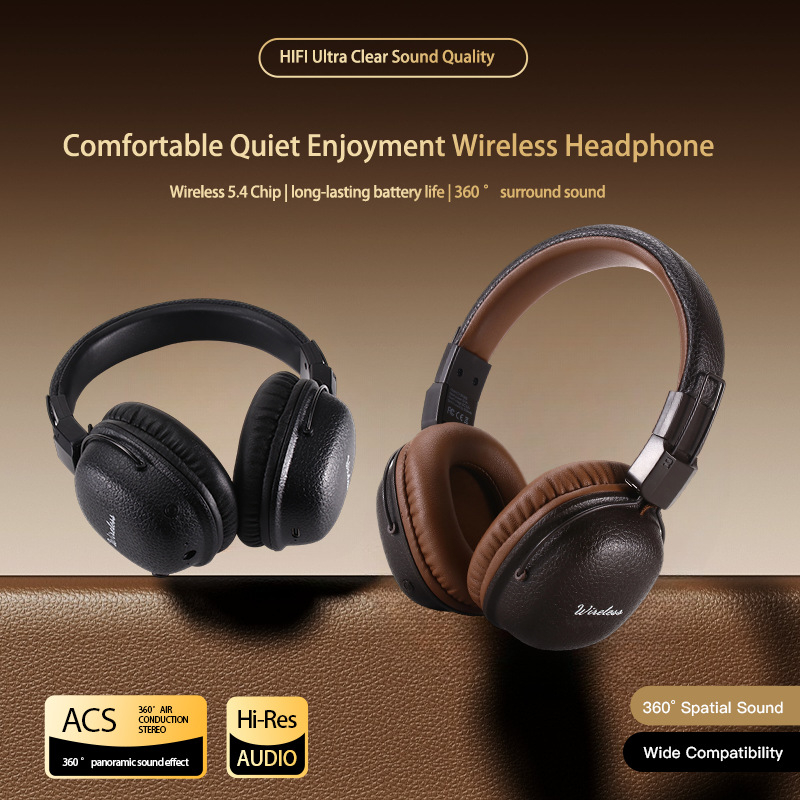 Ακουστικά Ασύρματα Over-Ear Bluetooth 5.4 με Heavy Bass & Ρετρό Design BASS-200 σε 2 Χρώματα Ακουστικά Ασύρματα Over-Ear Bluetooth 5.4 με Heavy Bass & Ρετρό Design BASS-200 σε 2 Χρώματα