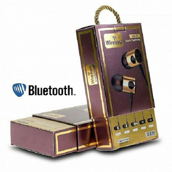 Ακουστικά In Ear Bluetooth Handsfree Χρυσό-Μαύρο Ακουστικά In Ear Bluetooth Handsfree Χρυσό-Μαύρο