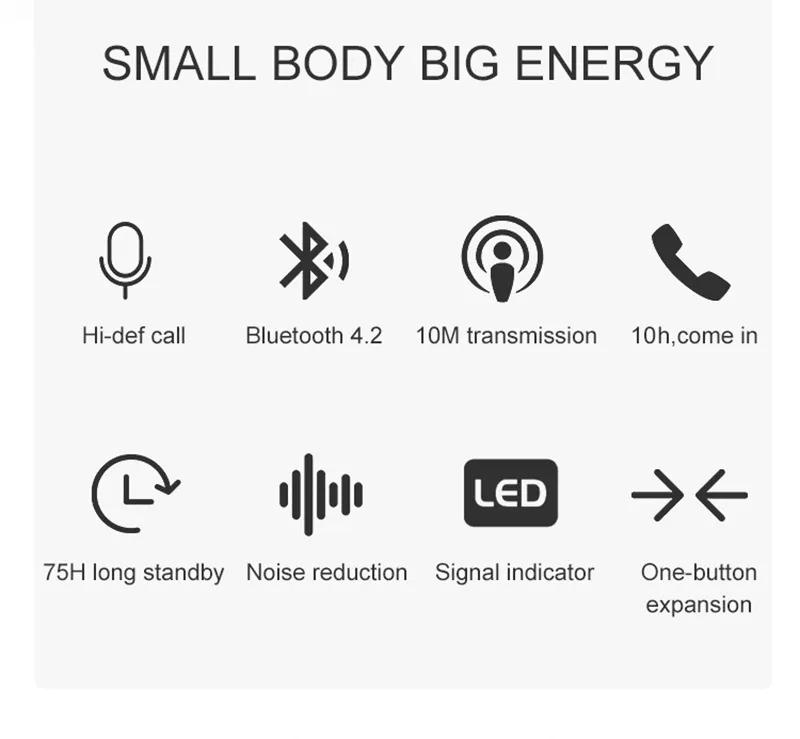 Ακουστικό Bluetooth Handsfree In-Ear με Δυνατότητα Σύνδεησης 2 Συσκευών & Κλιπ - Fineblue Ακουστικό Bluetooth Handsfree In-Ear με Δυνατότητα Σύνδεησης 2 Συσκευών & Κλιπ - Fineblue