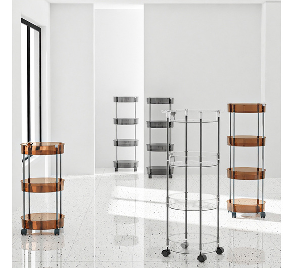 Ακρυλική Τροχήλατη - Ραφιέρα - Καρότσι - Βάση Οργάνωσης 4 Επιπέδων με Ροδάκια, Τρόλεϊ Οργάνωσης - Διακόσμησης 32x32x91εκ Ακρυλική Τροχήλατη - Ραφιέρα - Καρότσι - Βάση Οργάνωσης 4 Επιπέδων με Ροδάκια, Τρόλεϊ Οργάνωσης - Διακόσμησης 32x32x91εκ