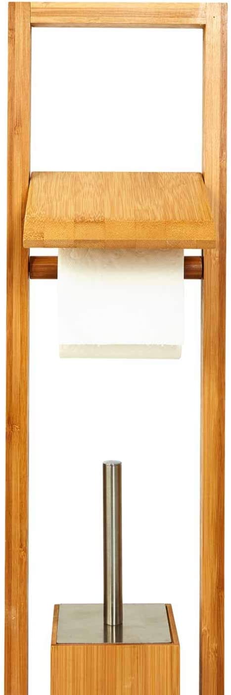 Αξεσουάρ Βάση Οργάνωσης Τουαλέτας - Μπάνιου από Μπαμπού με Βάση για Κρέμαση Χαρτιού & Πιγκάλ Αξεσουάρ Βάση Οργάνωσης Τουαλέτας - Μπάνιου από Μπαμπού με Βάση για Κρέμαση Χαρτιού & Πιγκάλ