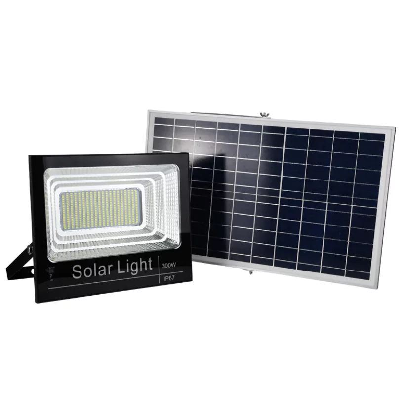 Αλουμινένιος Ηλιακός Προβολέας 600LED 300W IP67 – Μαύρο Αλουμινένιος Ηλιακός Προβολέας 600LED 300W IP67 – Μαύρο