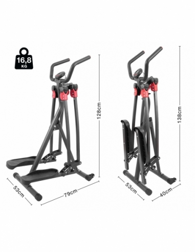 Amila Αεροπερπατητής Διπλής Κίνησης 2-in-1 Air Walker & Split Thigh 44079 Amila Αεροπερπατητής Διπλής Κίνησης 2-in-1 Air Walker & Split Thigh 44079