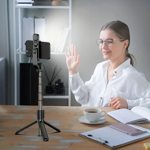 Αναδιπλούμενο Ασύρματο Πτυσσόμενο Selfie Stick 95.5cm Αναδιπλούμενο Ασύρματο Πτυσσόμενο Selfie Stick 95.5cm