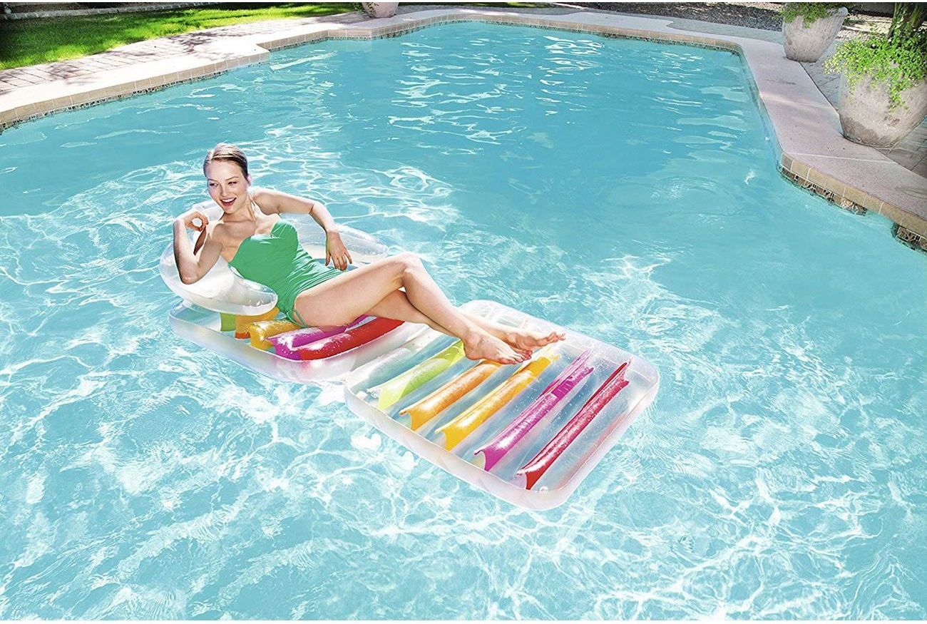 Αναδιπλούμενο Φουσκωτό Στρώμα Πολυθρόνα Θαλάσσης – Πισίνας 201 x 89 cm Αναδιπλούμενο Φουσκωτό Στρώμα Πολυθρόνα Θαλάσσης – Πισίνας 201 x 89 cm