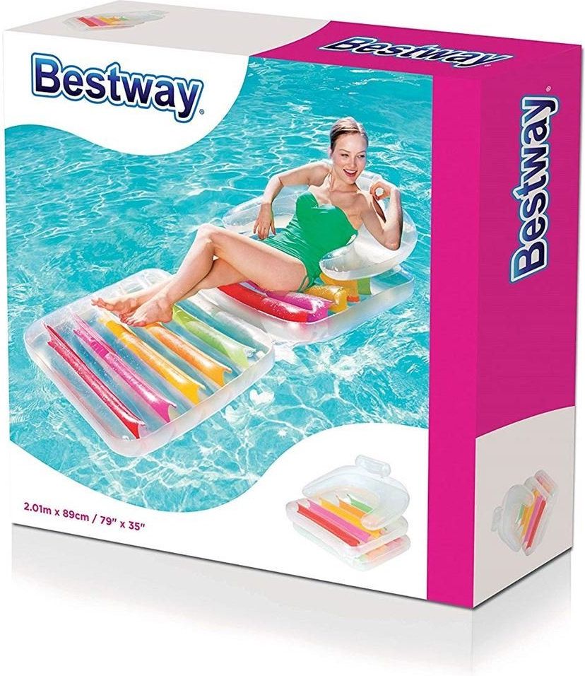 Αναδιπλούμενο Φουσκωτό Στρώμα Πολυθρόνα Θαλάσσης – Πισίνας 201 x 89 cm Αναδιπλούμενο Φουσκωτό Στρώμα Πολυθρόνα Θαλάσσης – Πισίνας 201 x 89 cm