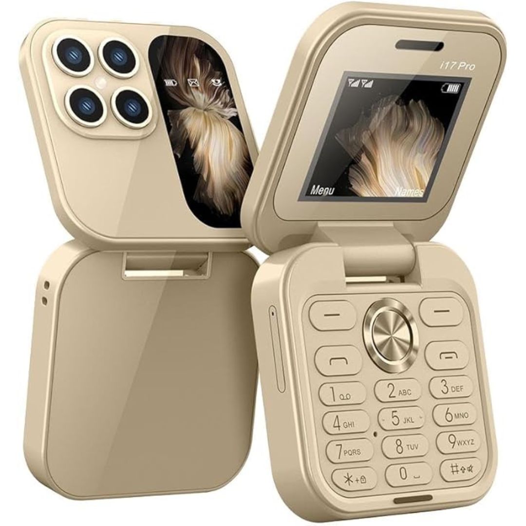 Αναδιπλούμενο Κινητό Τηλέφωνο i17 Pro με 2 Κάρτες Sim, Bluetooth & Κάμερα 0.08MP Αναδιπλούμενο Κινητό Τηλέφωνο i17 Pro με 2 Κάρτες Sim, Bluetooth & Κάμερα 0.08MP