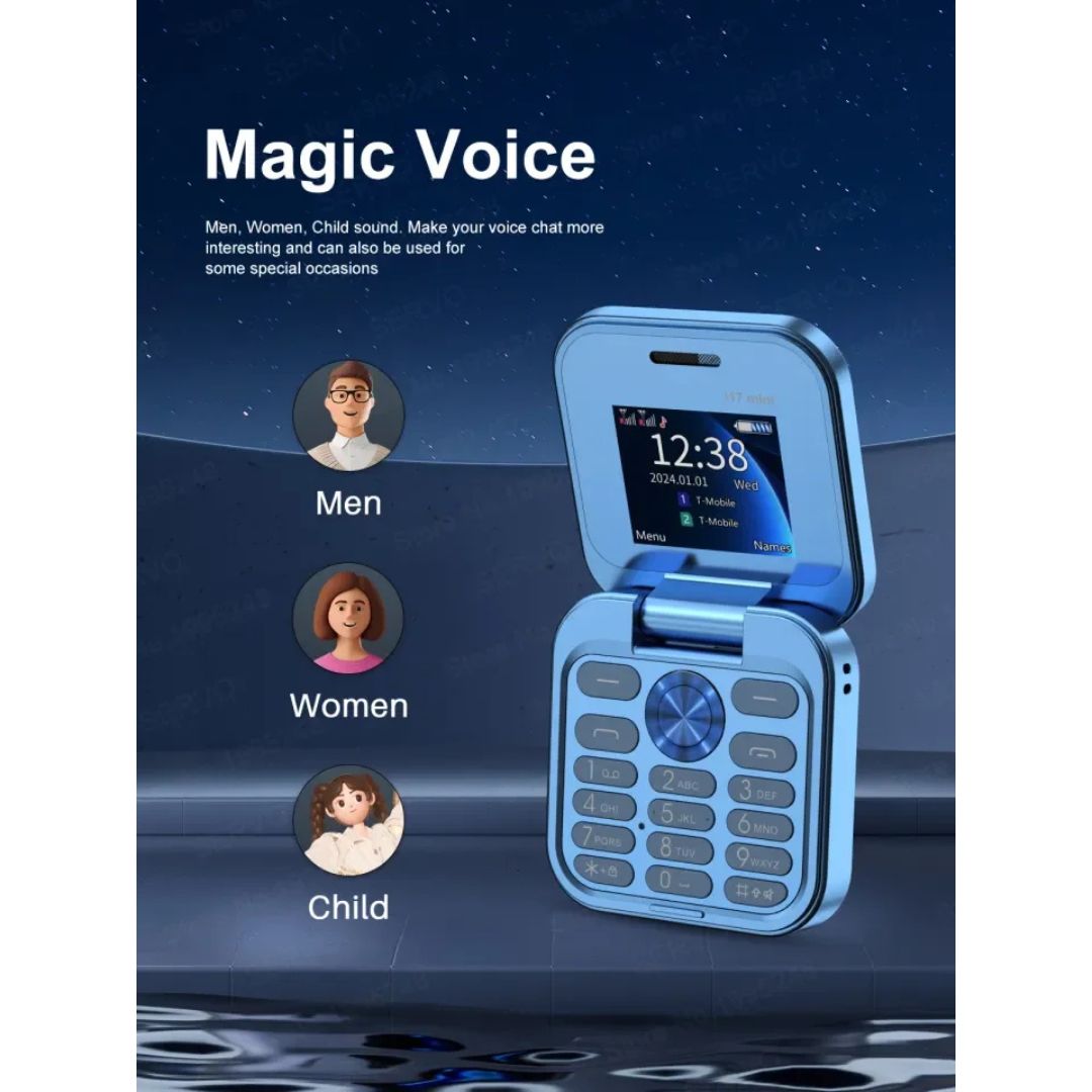 Αναδιπλούμενο Κινητό Τηλέφωνο i17 Pro με 2 Κάρτες Sim, Bluetooth & Κάμερα 0.08MP Αναδιπλούμενο Κινητό Τηλέφωνο i17 Pro με 2 Κάρτες Sim, Bluetooth & Κάμερα 0.08MP