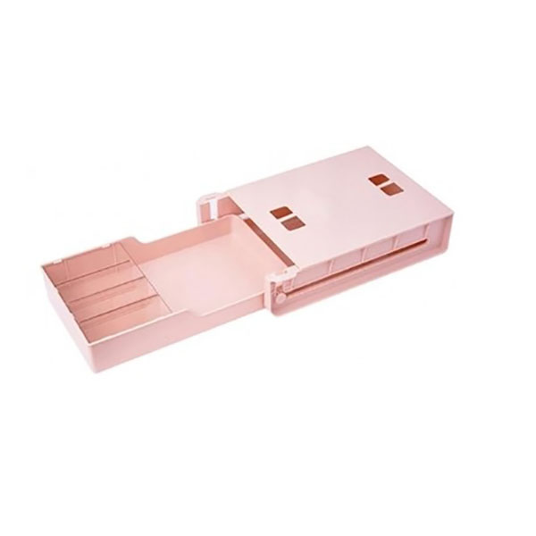 Αναδιπλούμενο Πλαστικό Συρτάρι με Αυτοκόλλητο για Τοποθέτηση Κάτω από Τραπέζι-Under Table Drawer Λευκό Αναδιπλούμενο Πλαστικό Συρτάρι με Αυτοκόλλητο για Τοποθέτηση Κάτω από Τραπέζι-Under Table Drawer Λευκό