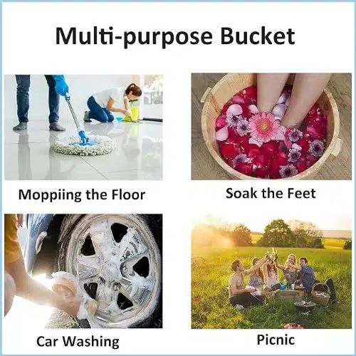 Αναδιπλούμενος – Πτυσσόμενος Φορητός Κάδος Αποθήκευσης 20L – Multifunctional Bucket - Μπλε Αναδιπλούμενος – Πτυσσόμενος Φορητός Κάδος Αποθήκευσης 20L – Multifunctional Bucket - Μπλε