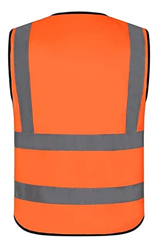 Ανακλαστικό Αδιάβροχο Φωσφοριζέ Γιλέκο Ασφαλείας - Προτοκαλί Ανακλαστικό Αδιάβροχο Φωσφοριζέ Γιλέκο Ασφαλείας - Προτοκαλί