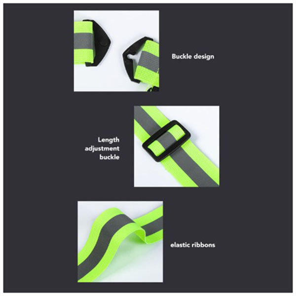 Ανακλαστικό Γιλέκο Ασφαλείας με Ρυθμιζόμενες Τιράντες και 8 Φώτα LED Ανακλαστικό Γιλέκο Ασφαλείας με Ρυθμιζόμενες Τιράντες και 8 Φώτα LED