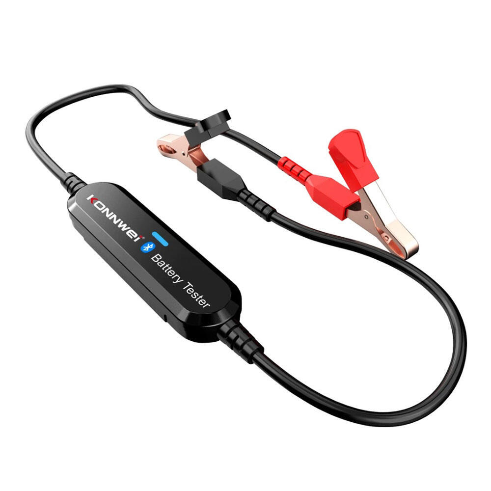Αναλογικό Διαγνωστικό Μπαταριών - Automotive Battery Tester με Κροκοδειλάκια και Bluetooth για iOS ή Android Konnwei Αναλογικό Διαγνωστικό Μπαταριών - Automotive Battery Tester με Κροκοδειλάκια και Bluetooth για iOS ή Android Konnwei