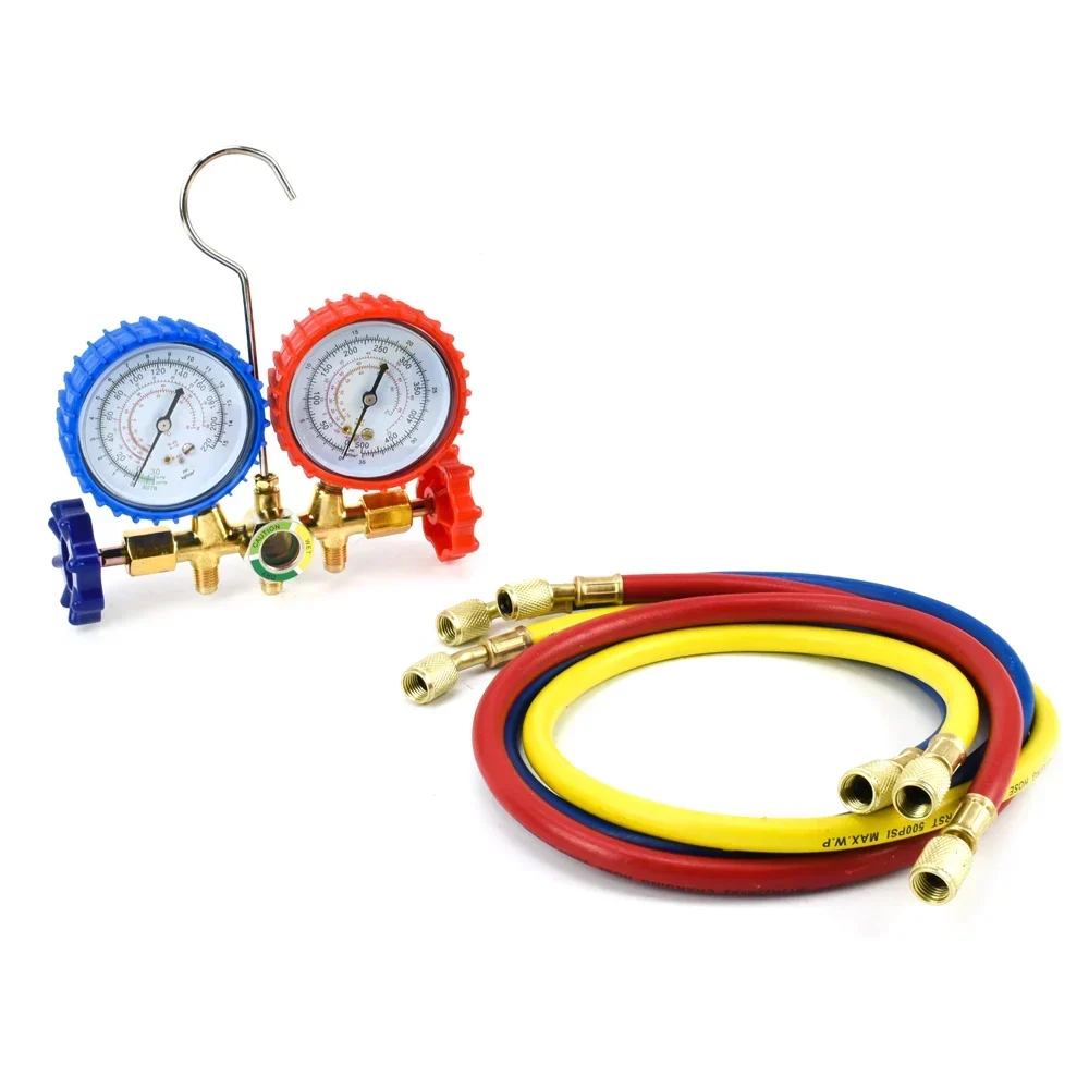 Αναλογικός Ελεγκτής Air Condition με Μανόμετρο R22 R134A R410A Κόκκινο, Μπλε Αναλογικός Ελεγκτής Air Condition με Μανόμετρο R22 R134A R410A Κόκκινο, Μπλε