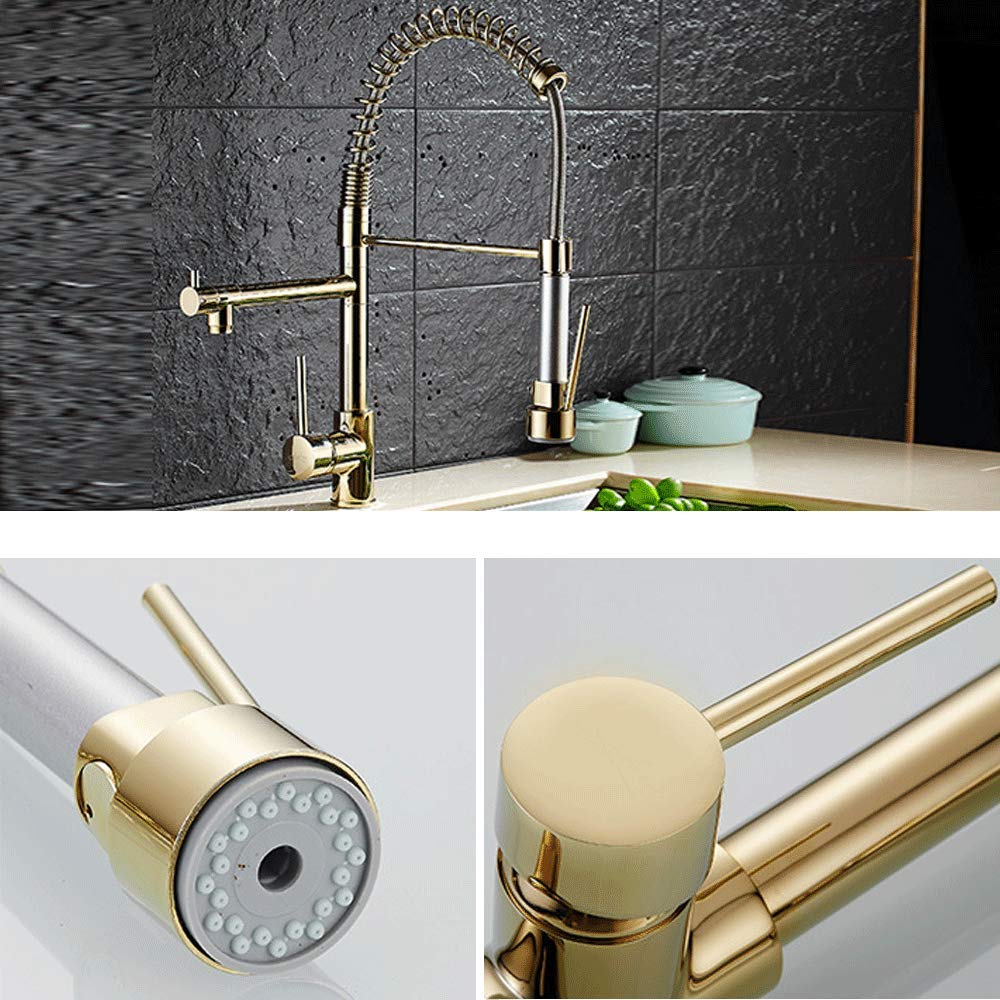 Αναμεικτική Μπαταρία Κουζίνας Διπλής Ροής - Με Επεκτεινόμενο Εύκαμπτο Σωλήνα, Λειτουργία Ντουζ και Σπιράλ - Home Theory Αναμεικτική Μπαταρία Κουζίνας Διπλής Ροής - Με Επεκτεινόμενο Εύκαμπτο Σωλήνα, Λειτουργία Ντουζ και Σπιράλ - Home Theory