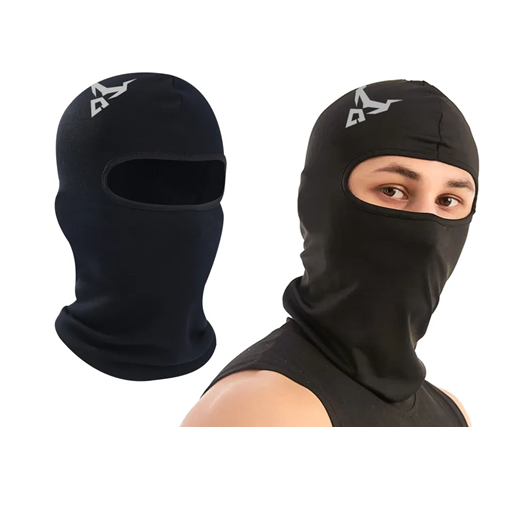 Αναπνεόμενη Ελαστική Balaclava Unisex με Οπές Moto Centric, Μαύρη Αναπνεόμενη Ελαστική Balaclava Unisex με Οπές Moto Centric, Μαύρη