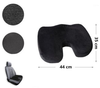 Ανατομικό Μαξιλάρι Καθίσματος Αυτοκινήτου με Memory Foam 44 x 35 x 7 cm Ανατομικό Μαξιλάρι Καθίσματος Αυτοκινήτου με Memory Foam 44 x 35 x 7 cm