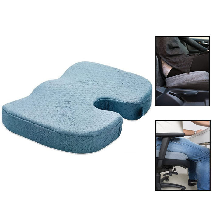 Ανατομικό Μαξιλάρι Καθίσματος με Ίνες Bamboo & Αφρό Μνήμης Ανατομικό Μαξιλάρι Καθίσματος με Ίνες Bamboo & Αφρό Μνήμης